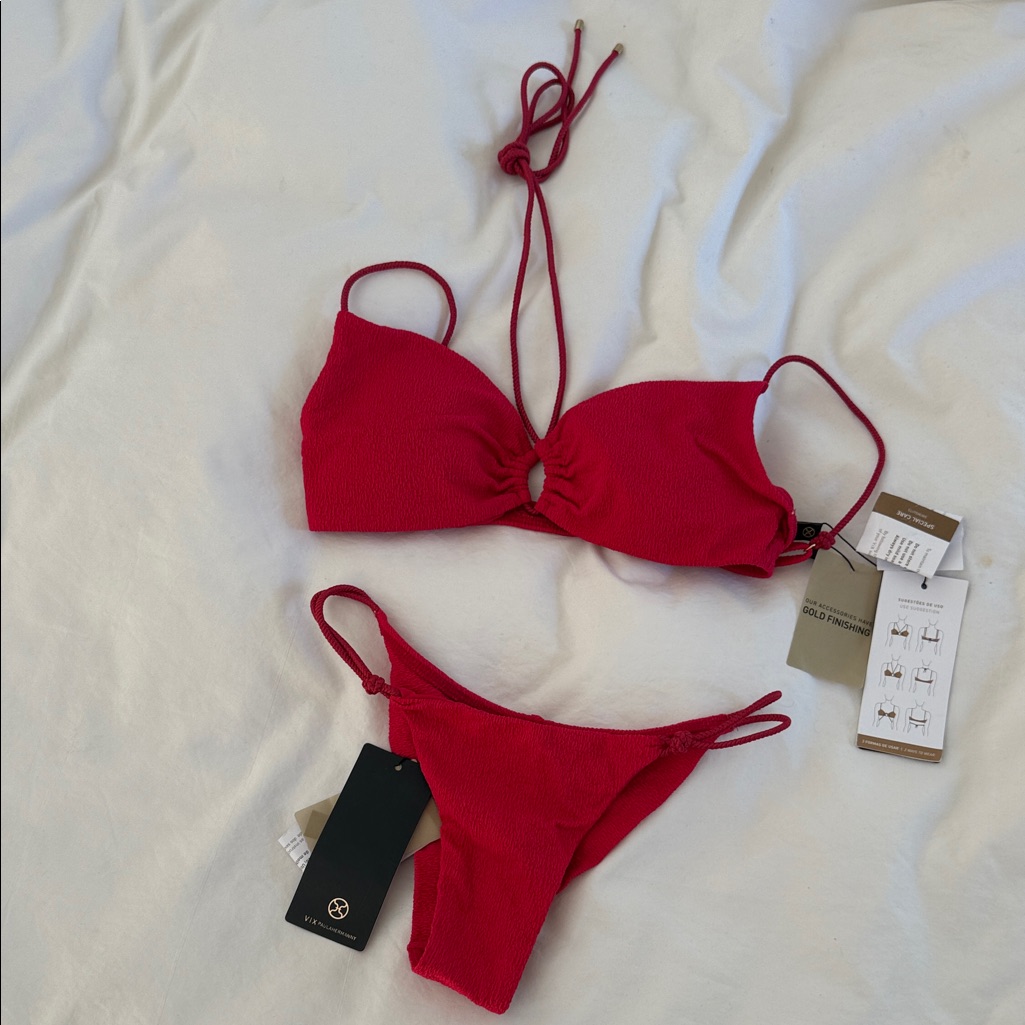 Vix Bikini Top Size L Bottom Size S Brand New